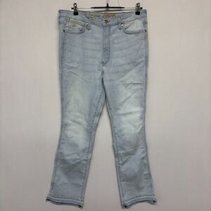 NWT Wrangler x Lainey Wilson Women Boot Hugger Jeans Size 34x32 Denim C139 -10
